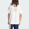 Adidas Originals Adicolor Adibreak Striped Patchwork Loose Sport Tee Men Tops Yellow White IU2360
