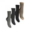 Pieces Womens/Ladies Mixed Ankle Socks (Pack of 4)