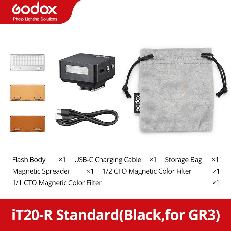 Godox IT20 R Мини-вспышка для камеры Ricoh TTL Автоматическая вспышка 6 уровней мощности Время перезарядки 1,5 сек Совместима с RICOH GR3