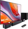Саундбар ULTIMEA Dolby Atmos для телевизоров, 5.1-канальные динамики, 3D объемный звук с сабвуфером, пиковая мощность 410 Вт, улучшенные басы, HDMI eARCAUXOptical