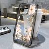 Черный цветочный чехол для телефона iPhone 15 14 11 12 13 Pro Max XS X XR 7 8 15 Plus SE роскошный противоударный бампер мягкий прозрачный чехол