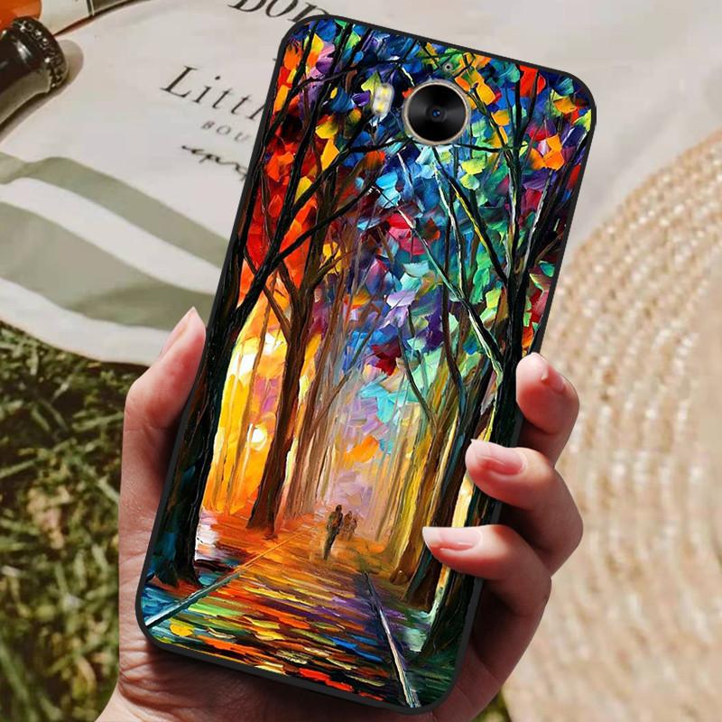 Чехол для Huawei Y5 2017 / Y6 2017 Мягкий силиконовый чехол для телефона Для Huawei Y5 2017 Задняя крышка Для Huawei Y6 2017 mya-l22 mya-u29 Чехол