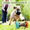1Pc Interactive Dumbbell Design Dog Toys Leaking Food Toy For Dog Slow Feeder Chew Toy Pet Interactive Toy