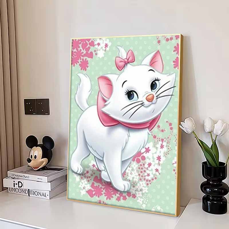 Disney Алмазная живопись Тема «Приключения кошки Мэри» Иллюстрация 5D Мозаика DIY Хобби Подарок Декор для дома Вышивка