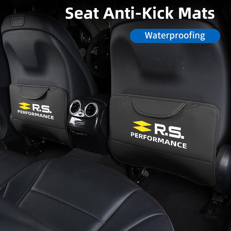 Car Seat Anti-Kick Pad Seatback Storage Protector Cover Accessories For Renault QM6 Kardian Rafale Espace Trafic AUSTRAL Kangoo AA16