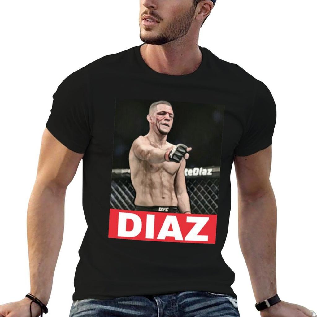 nate diaz 209 T-Shirt man t shirts for men casual t shirts for man graphic vintage T-Shirt