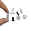 10 шт. Адаптер Luer Lock Аксессуары для DIY Прозрачный Пластиковый Соединитель для Шприца Герметичный Двойная Резьба Медицинский Стерильный