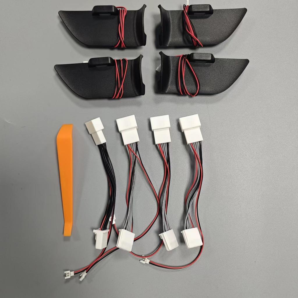 For Toyota bz4x 2022 2023 2024 2025 Handle Door Bowl Lamp Non-destructive installation LED Car Inner Ambient Light