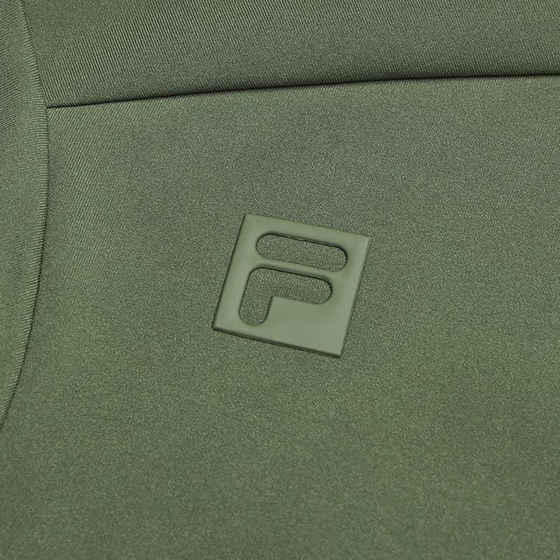 Fila Golf Series Simple Forest Style Casual Sports Outdoor Elastic Comfortable Warm Inner Layer Knitted Long Sleeve Polo Shirt Men Tops A11M545220FKK