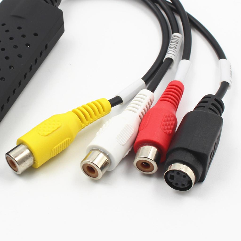 Карта захвата видео USB 2.0, карта захвата для мониторинга USB, 1 канал, сборщик данных AV-сигнала, поддержка Win10, новейшая