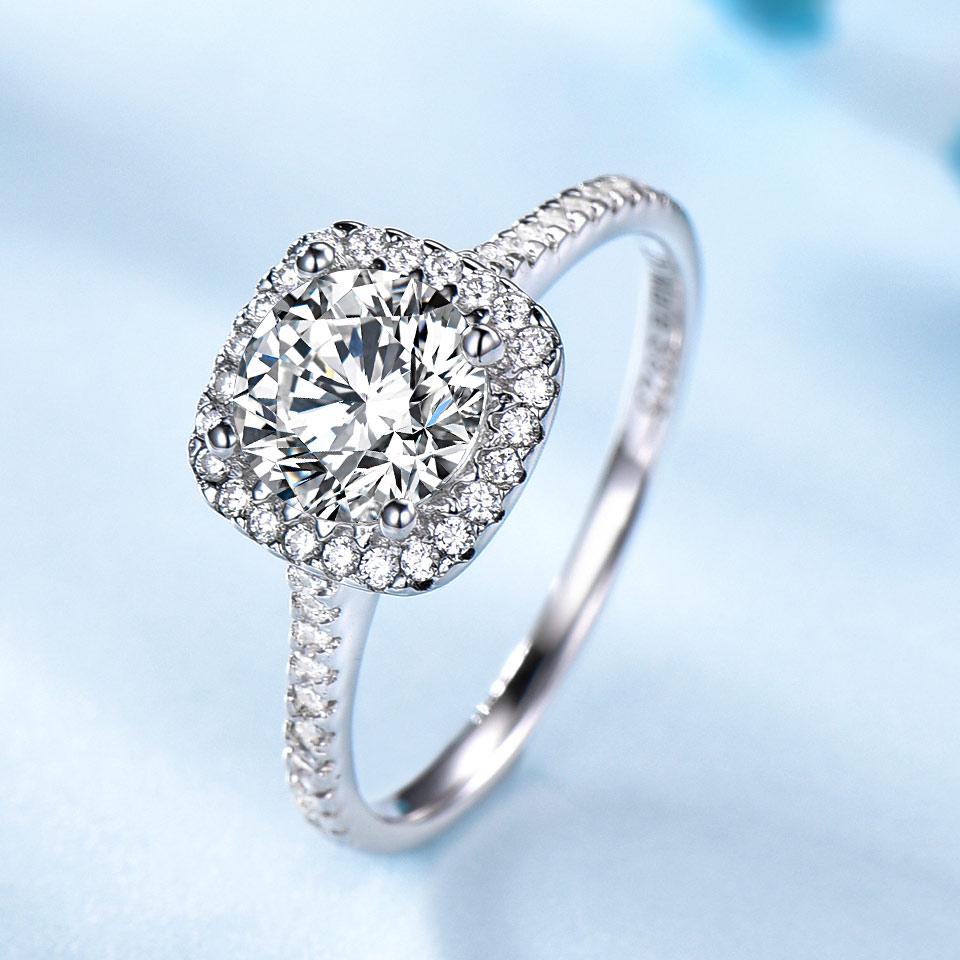 Женское кольцо UMCHO, с кубическим цирконом