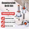 Adjustable Shank Countersink Drill Bit Wear Resistant Chamfer Tool  Screw Chamfer