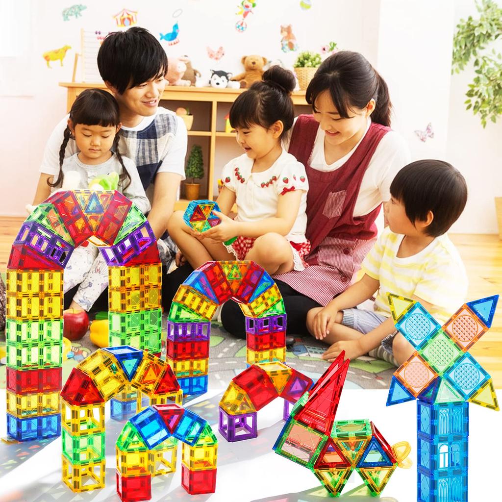 MAGBLOCK 56 шт. Магнитный блок Магнитный блок Развивающая игрушка Магнитная игрушка Популярная игрушка Девочки Мальчики День рождения Детский сад Рождественский подарок Японский