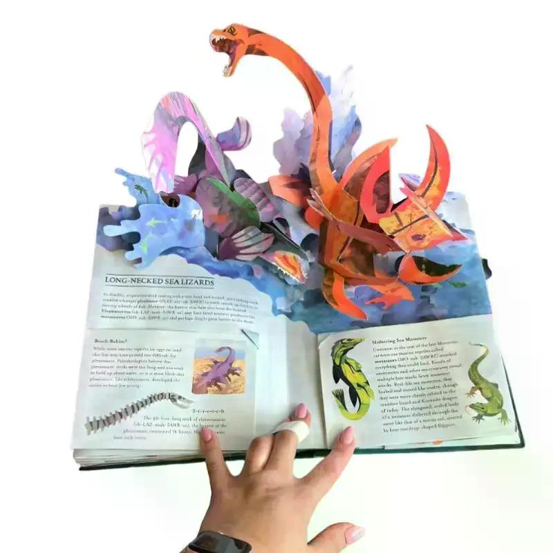 Акулы и Другие Морские Монстры Яркие Иллюстрации Интерактивная 3D Модель Акулы Книга Подарок