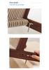 Wabi-sabi Rattan Chair: Solid Wood, Outdoor Garden Sofa, Nordic Style for Courtyard or Homestay Leisure
