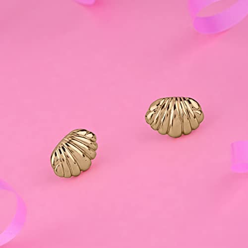 Позолоченные серьги-гвоздики Estele для девочек и женщин