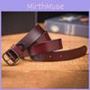 Womens Leather Waist Belt With Alloy Buckle And Fine Grain Texture For Fashion And Everyday Wear