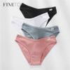 FINETOO Women's Panty Cotton Underwear M-XL Sexy V Waist Briefs Girls Low-Rise Soft Panty Women Underpants Female Lingerie New