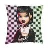 Персонализированный чехол для подушки Bratz Rock Angelz 45x45 см, Декор для дома, аниме, манга, ТВ, скандинавский чехол для подушки, мягкая наволочка