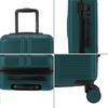 VALISE CABINE 50 CM BLEU PETROLE SATURN