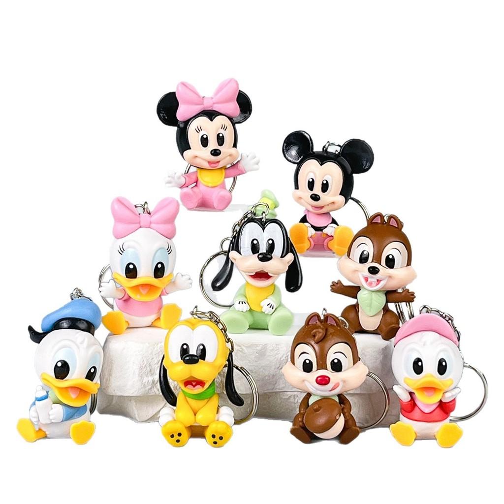 Mickey Mouse Pvc Keychain Collectible With Cartoon Characters For Fans And Kids