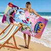 Oggy Print Beach Towel, Large Soft Quick Dry Towel for Beach Camping Swimming