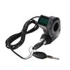 Electric Scooter Ignition Lock Handlebar Control Switch Thumb Throttle with Keys Compatible for Kugoo M4