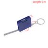 Tape Measure With Key Chain Portable Retractable Ruler Centimeter/Inch Ruler