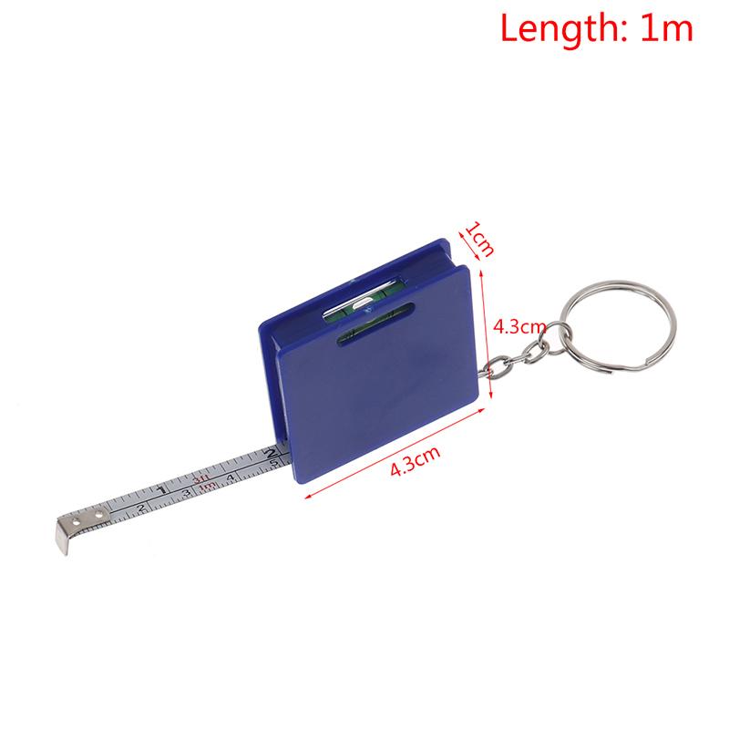 Tape Measure With Key Chain Portable Retractable Ruler Centimeter/Inch Ruler