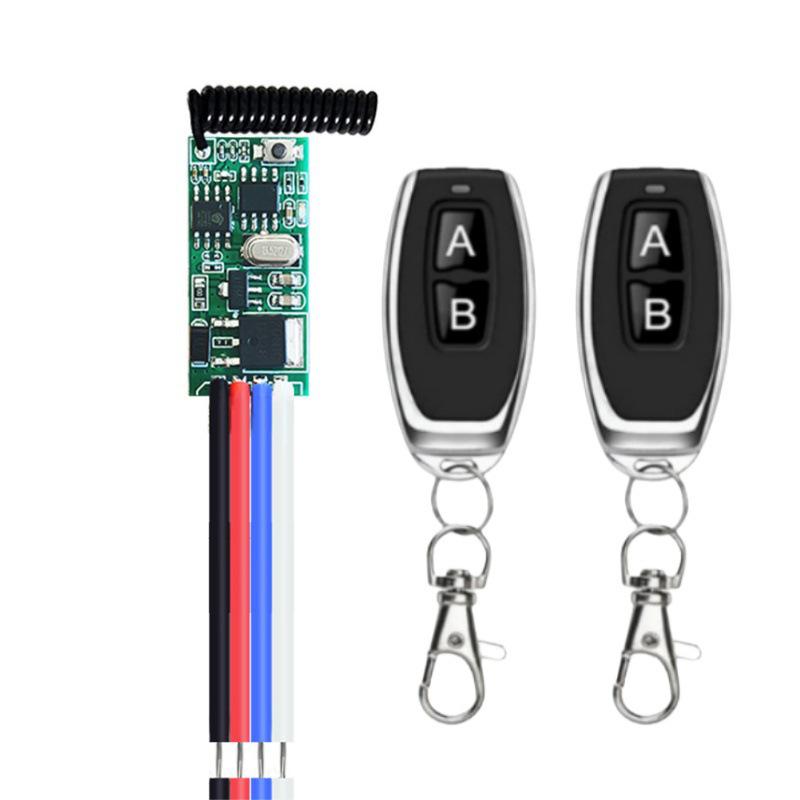 DC 5V/12V/24V Mini Wireless Remote Control Switch for Motor, LED, Fan