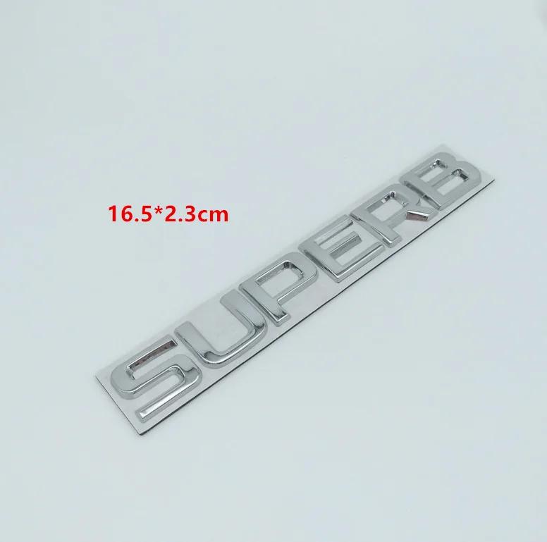 Car Sticker 1pc Metal For SKODA Octavia Superb RAPID FABIA KAMIQ KODIAQ YETI Car Emblem Letter Badge Rear Tail Trunk Sticker Dec NL6