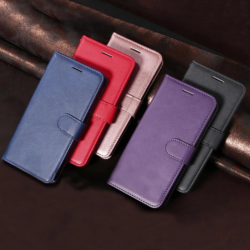 Кожаный чехол-книжка с подставкой для Realme 13 Pro Plus C67 C65 C63 C61 C55 C53 Note 50 OPPO A3 A40 A60 Reno 12 11 12F 11F Кошелек-раскладушка