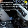4 in 1 Bluetooth 5.4 Audio Receiver Transmitter 3.5MM AUX TF Card Stereo Music LED Display Wireless Adapter With Mic For Car TV