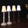 White LED Table Lamp Model 1/6 Scale Adjustable Furniture Hot Toys BJD Dollhouse Accessories Children Pretend To Play with Toys