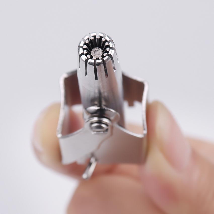 Триммер для носа для мужчин, триммер из нержавеющей стали для носа, бритва Vibrissa, моющийся портативный триммер для волос в носу и ушах