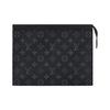 Клатч для путешествий MM Черный холст Monogram Eclipse Мужские косметички M61692