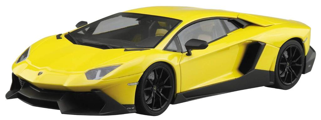 Aoshima Bunka Kyozaisha The Supercar Series 2013 Lamborghini Aventador 50th Anniversary Anniversario Plastic Model 1/24 No.10