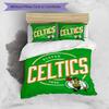 Boston Celtics Pride Themed Bedding 3Pcs Duvet Cover Set Decorative Bed Linen For Teen Room Home Decoration