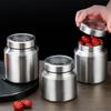 Moisture-Proof Stainless Steel Tea Canister Airtight Tea Storage Jar  Sugar