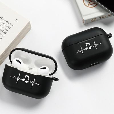 Чехол для наушников AirPods Pro с Bluetooth для Apple Air Pods 1 2 3 Airpods 1/2/3 Air Pods, черный защитный чехол для беспроводных наушников, мягкий силиконовый ТПУ