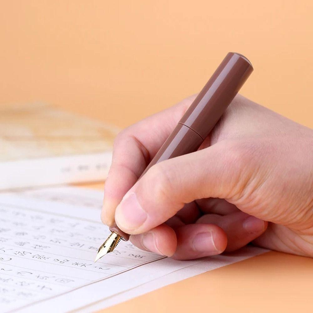 Перьевые ручки «Звездное небо», прозрачная мини-карманная ручка, портативная ручка с чернилами, школьные принадлежности