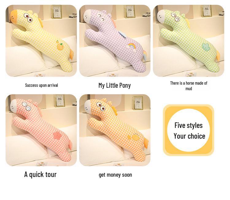 Dopamine Pony Plush Pillow - Cozy Cuddle Companion & Birthday Gift for Girls