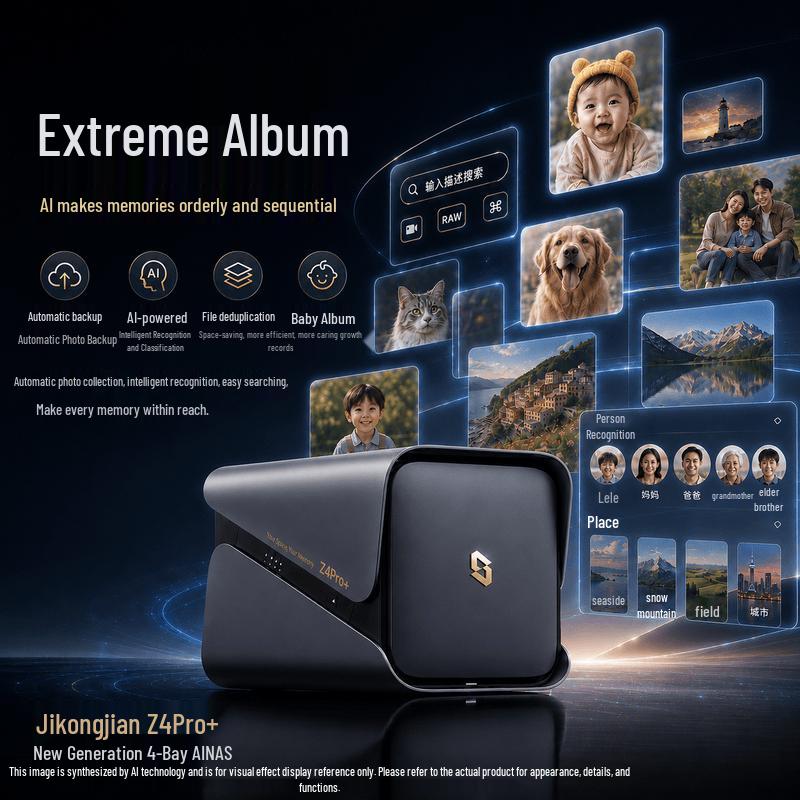 Zspace Z4Pro+ 4-слотовый персональный облачный NAS