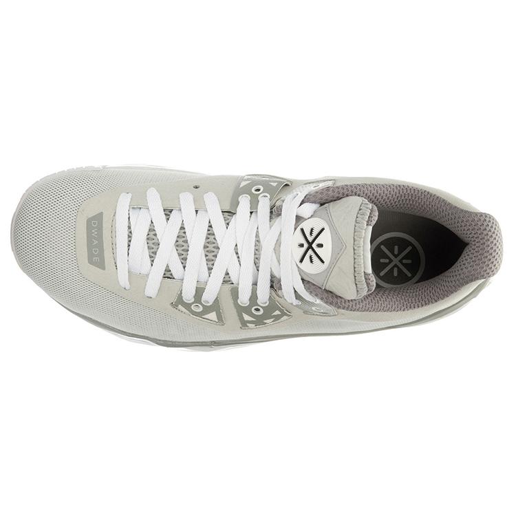 Li Ning WOW 4 Way Of Wade 4 Средние Баскетбольные Кроссовки Унисекс Серый Белый ABAL037-19