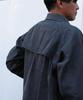 Snow Peak Sulfur Dyed Fade Coverall Outer Jacket for Men and XL JK-26SU015 Women, CHARCOAL,