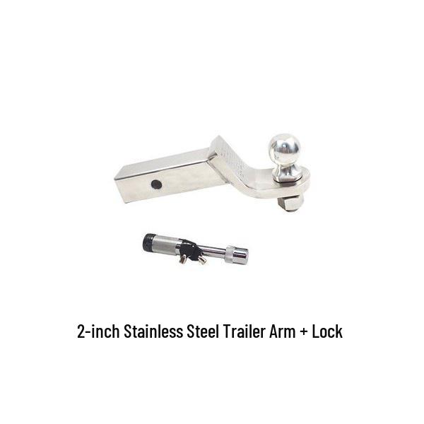 Compatible BYD U8 Trailer Hitch Wiring for Towing RVs, Motorcycles, Boats; Rear Bumper Anti-Collision Hook with Square Hole