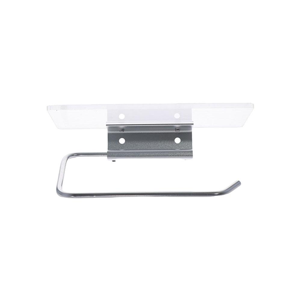 Держатель для туалетной бумаги без сверления Акриловая полка-стеллаж для хранения в ванной комнате Ванная