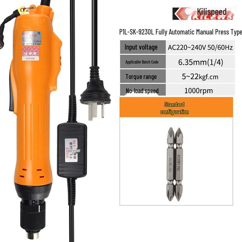 Электрическая отвертка Qili Su с ручным нажатием 3200/6200L/6600P/8000L