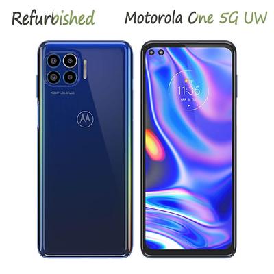 Восстановленный Оригинальный Motorola One 5G UW XT2075-1 5G 4 ГБ ОЗУ 128 ГБ ПЗУ Мобильный телефон с 1 SIM