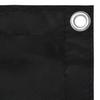 Balcony Privacy Screen Black 75 x 300 cm Oxford Fabric